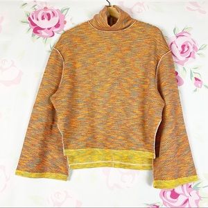 NEW Free People Sunny Days Turtle Neck Oversized Sweater XS